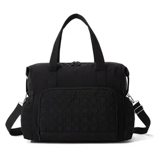 Travel Duffel Bag for Women, Quilted Weekender Bag with Wet Pocket, Carry On Gym Tote Bag, Personal Item Bags for Hospital, Overnight Trip
