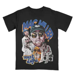 Mac Miller Most Dope Graphic T-Shirt, Vintage Hip Hop Rap Tee, Retro 90s Bootleg Streetwear, Casual Music Fan Apparel, Oversized Unisex Top
