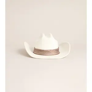Western Kisses Scarf Trim Cowboy Hat Western Kisses Scarf Trim Cowboy Hat