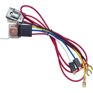 12V 80A Car Single Horn Wiring Harness Relay Kit 4 Pin SPST Vehicle Modification Blast Tone Air Horns for Car Truck Motorcycle Single Horn