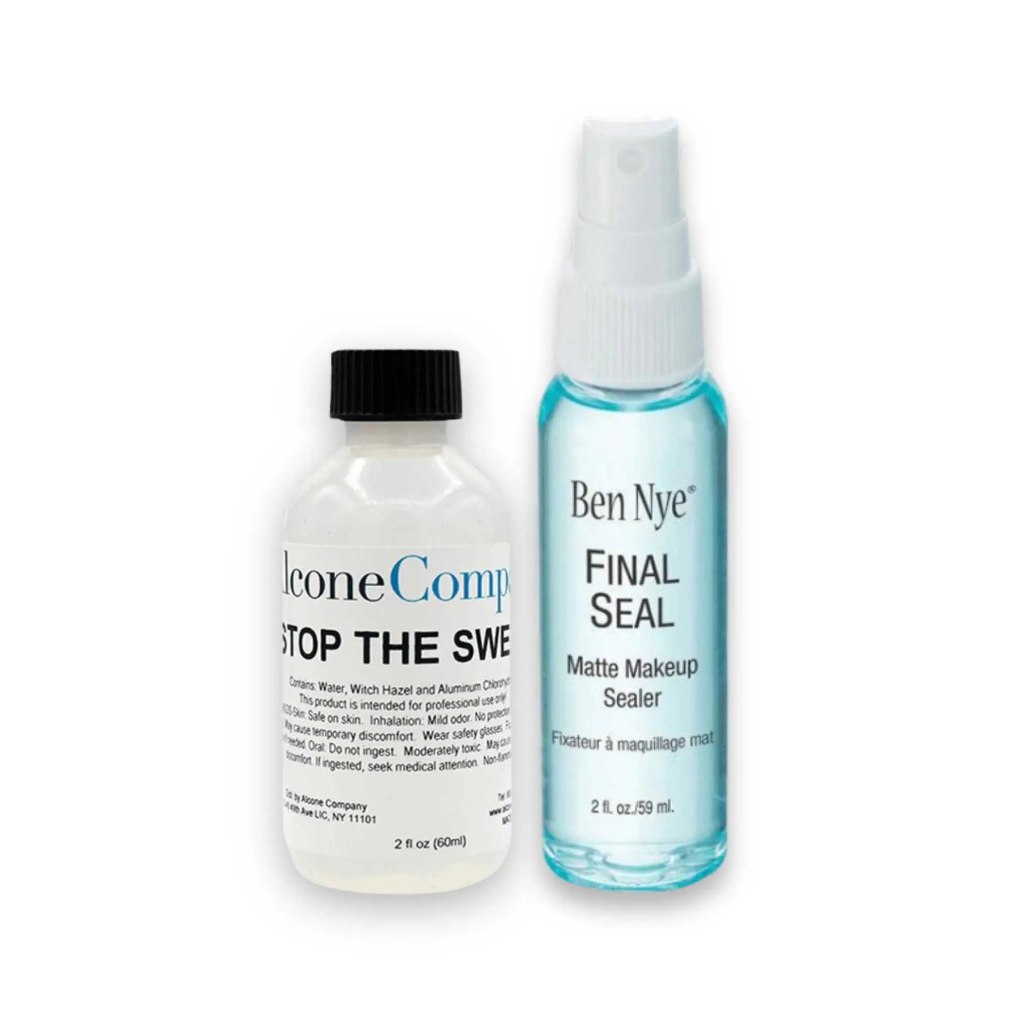 Beat the Heat Kit: Sweat-Proof Makeup Duo (Ben Nye Final Seal + Alcone Stop the Sweat)