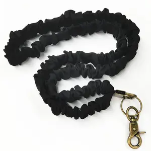 Soft Fabric Neck Lanyard for Keys & Badges - Fixed 16" Anti-Loss Strap w/ Detachable Clip | Lightweight Phone Chain & ID Holder