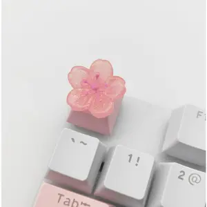Personalized Cute  Keycap  OEM Profile DIY Custom Keycap for Mechanical Keyboard MX  (Cherry Blossom)