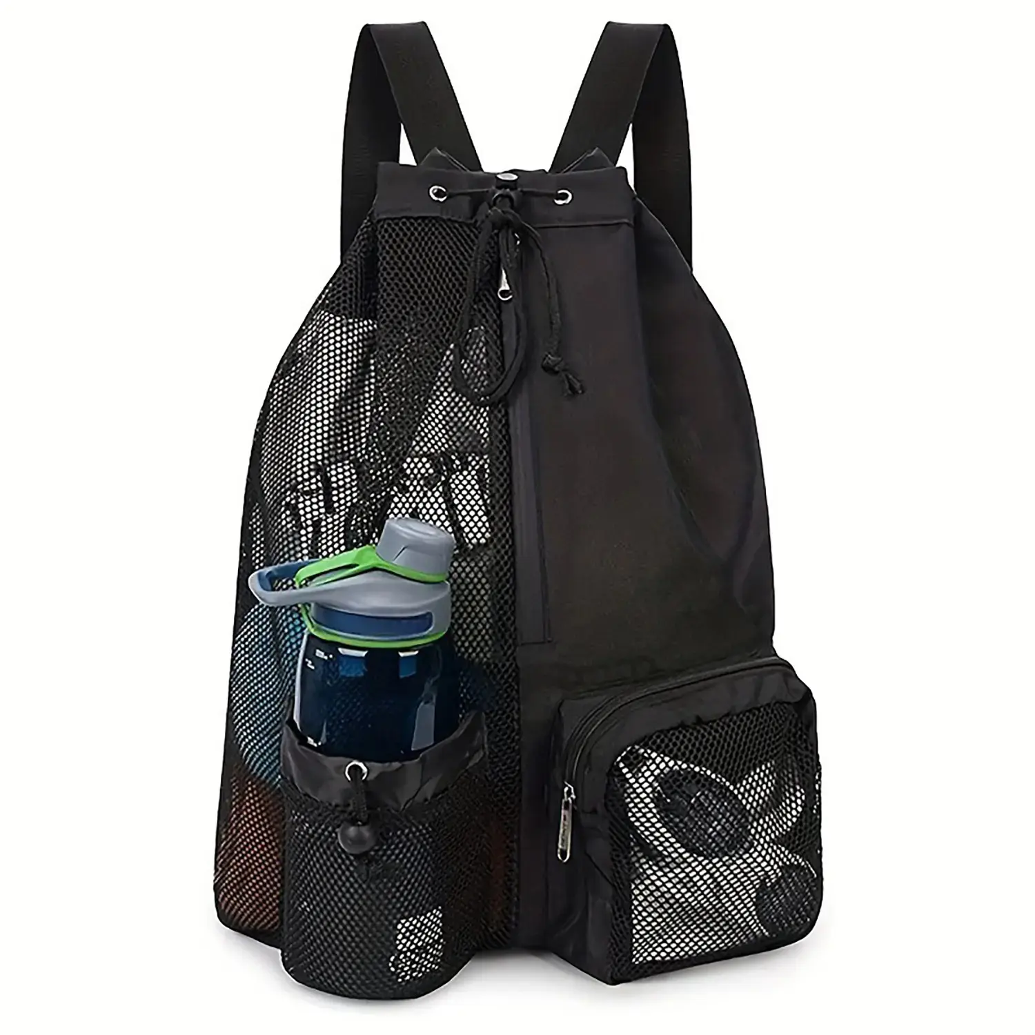 Swimming bag, mesh drawstring backpack, beach gym drawstring bag, storage bag, Swim Gear