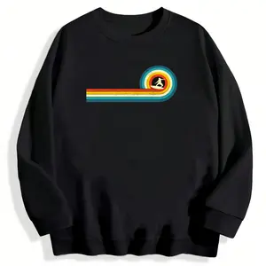 Vintage Wave Surf Sweatshirt – Stylish Long Sleeve Retro Surfing Beachwear
