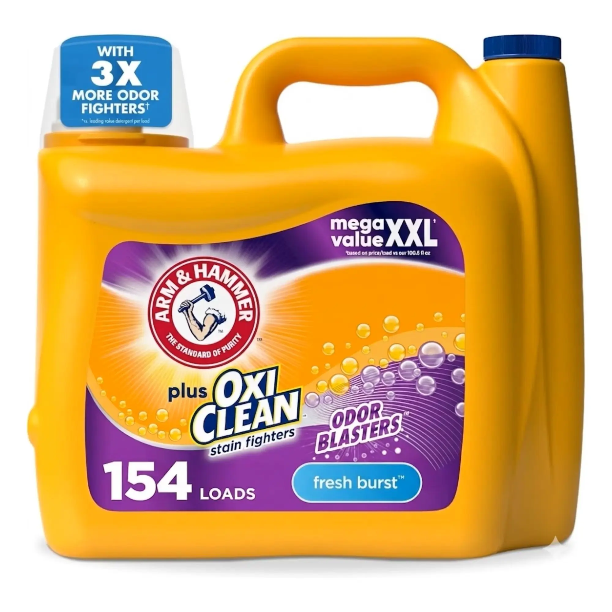 Baby & Maternity OxiClean Plus Odor Blasters Liquid Laundry Detergent - Fresh Burst Scent, 200.2 Fl Oz