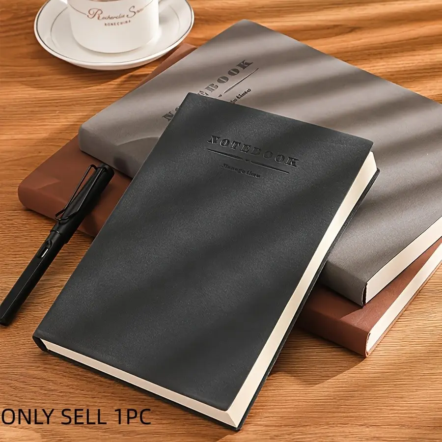 A5 Left-Tilt Sheep Notebook, Workbook, Writing Notebook, Premium Eye-Care Paper, 175 Sheets/350 Pages, Waterproof, Portable, Travel Notebook, Ideal for School & Office, Perfect Gift