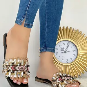 Boho Chic, Stylish & Casual Summer Walking Shoes fall sandals sparkly slide sandal casual slip