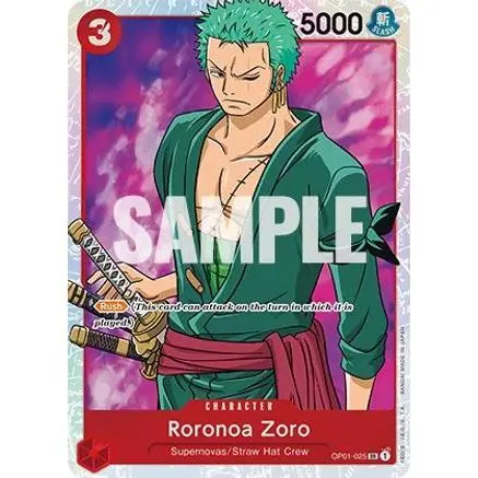Roronoa Zoro (025) (OP01-025) - Romance Dawn Foil