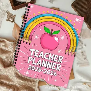 A5 Cross-Border New Monthly Planner 2026, Teacher Planner, Student and Professional Planning Notebook, Essential Organizer for Academic and Work Use