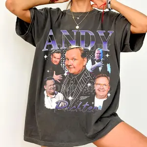 Comfort Colors Andy Richter Dwts 2025 Bootleg Unisex Tshirt, Andy & Emma Slater Dancing With The Stars T-shirt