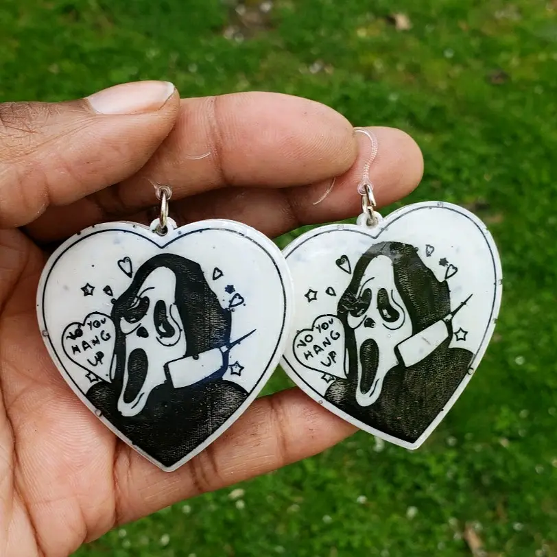 Ghostface Earrings