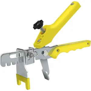 Tile Leveling system Plier Hand Floor Pliers Tiling Installation Locator Leveling System for DIY Ceramic Stone Wall Tile Spacers Adjustment yellow
