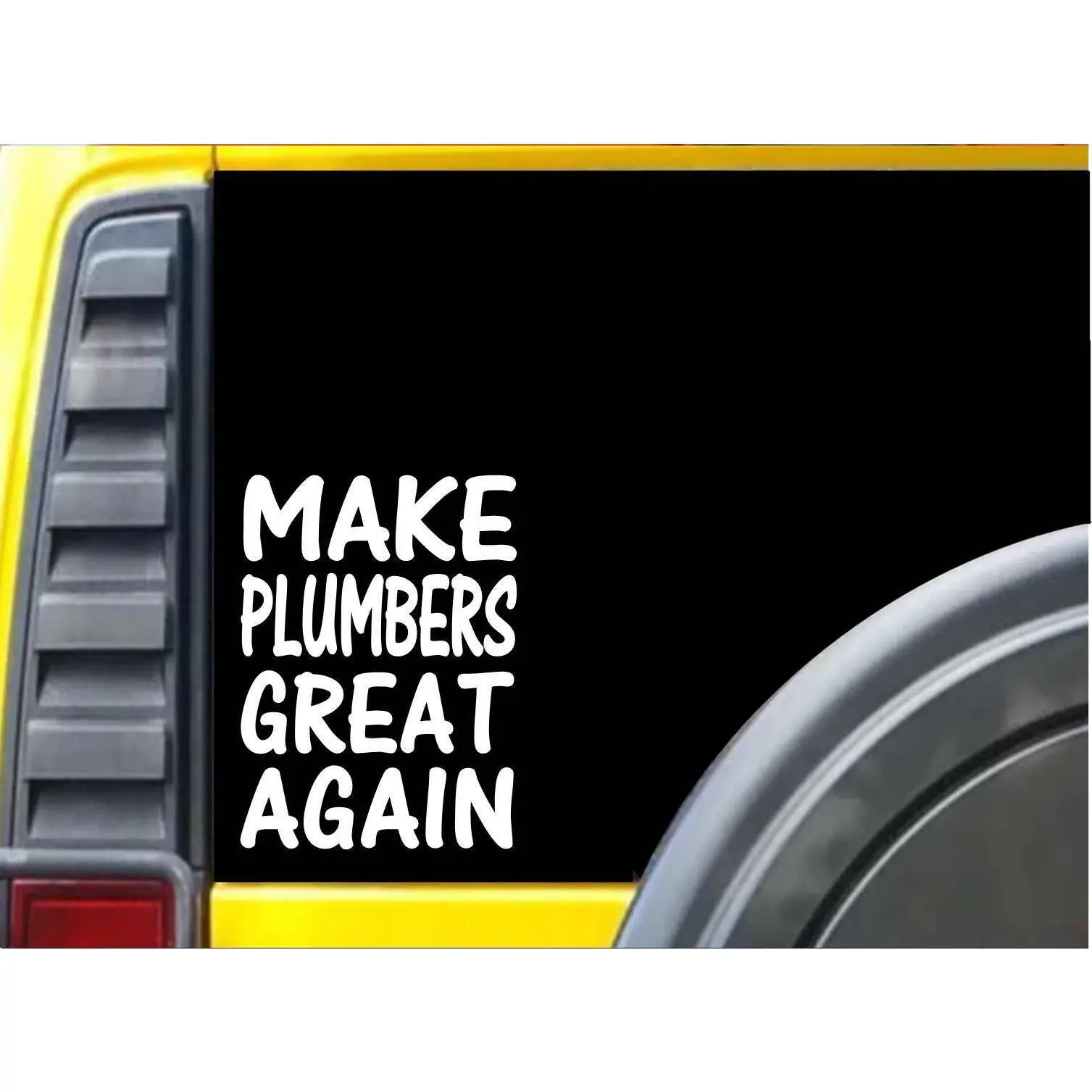 Make Plumber's Great Again L214 8 inch Sticker plumbing decal