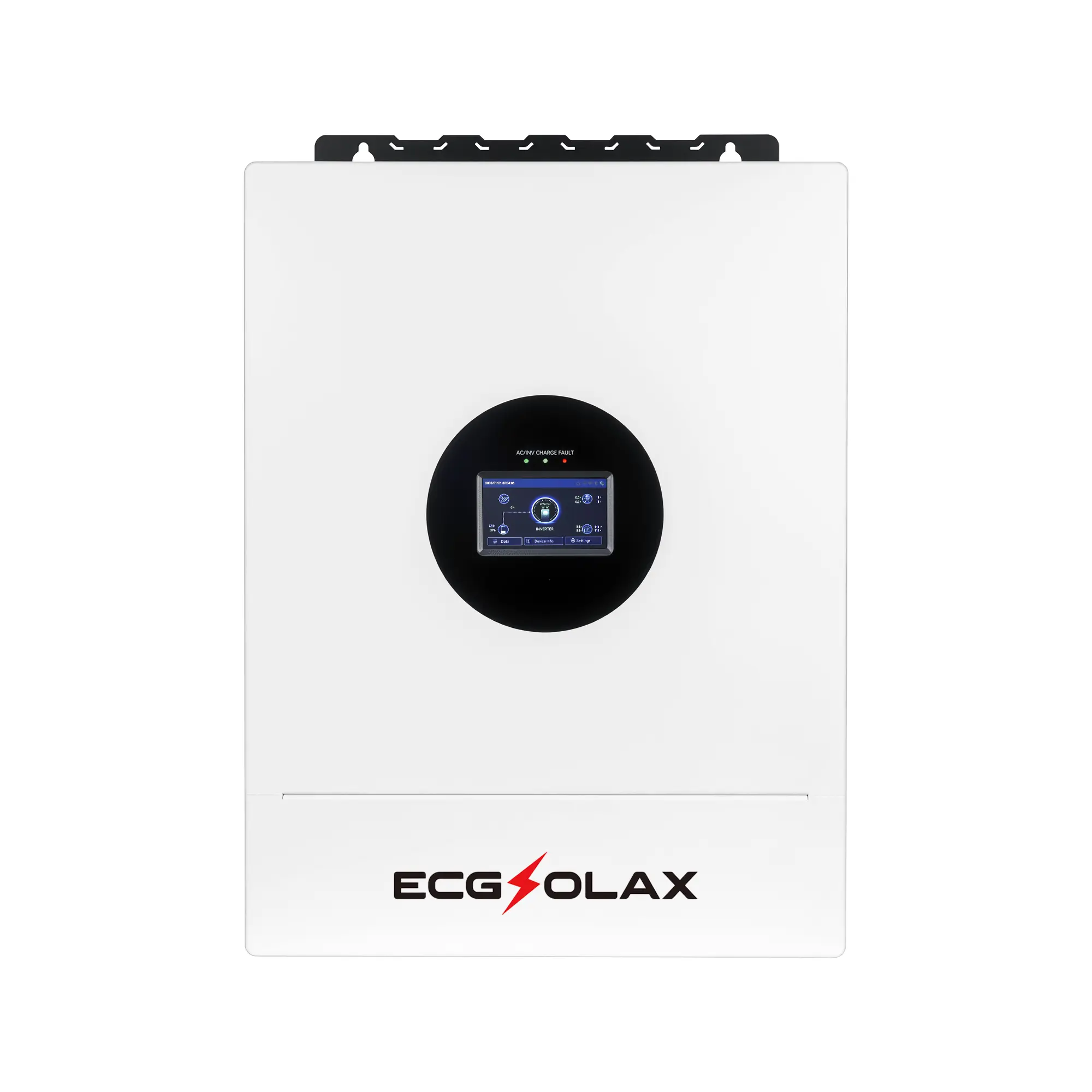 12KW 48V Hybrid Solar Power Inverter - 110V-220V Split Phase Off Grid, 220A Safety MPPT Solar Charge Controller, Max PV 485V, LCD Display, Parallel Support for Flooded Lead-Acid, Vented Sealed Gel, NiCd, Lithium Batteries, Hybrid Solar Inverter, 240V