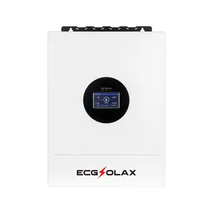 12KW 48V Hybrid Solar Power Inverter - 110V-220V Split Phase Off Grid, 220A Safety MPPT Solar Charge Controller, Max PV 485V, LCD Display, Parallel Support for Flooded Lead-Acid, Vented Sealed Gel, NiCd, Lithium Batteries
