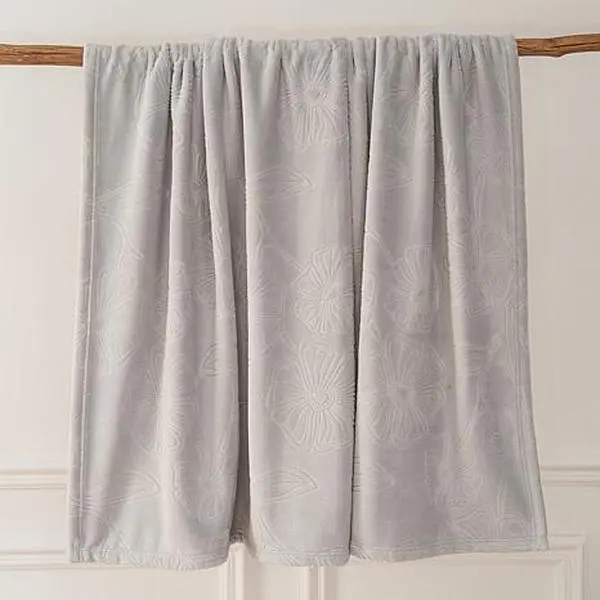 South Street Loft  60" x 70" Embossed Plush Throw