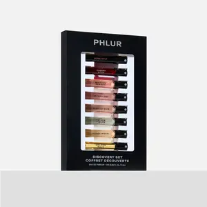PHLUR Fragrance Discovery Set - 8 x 2mL Eau de Parfums - Perfume Sample Set ft. NEW Cherry Stem, Honey Moon, & Afterglow