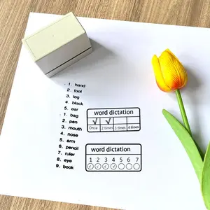Daily Planner Stamp, 1 Count Weekly Planner Stamp, Learning Record Stamp, Office Stationery & Supplies, Back to School Supplies