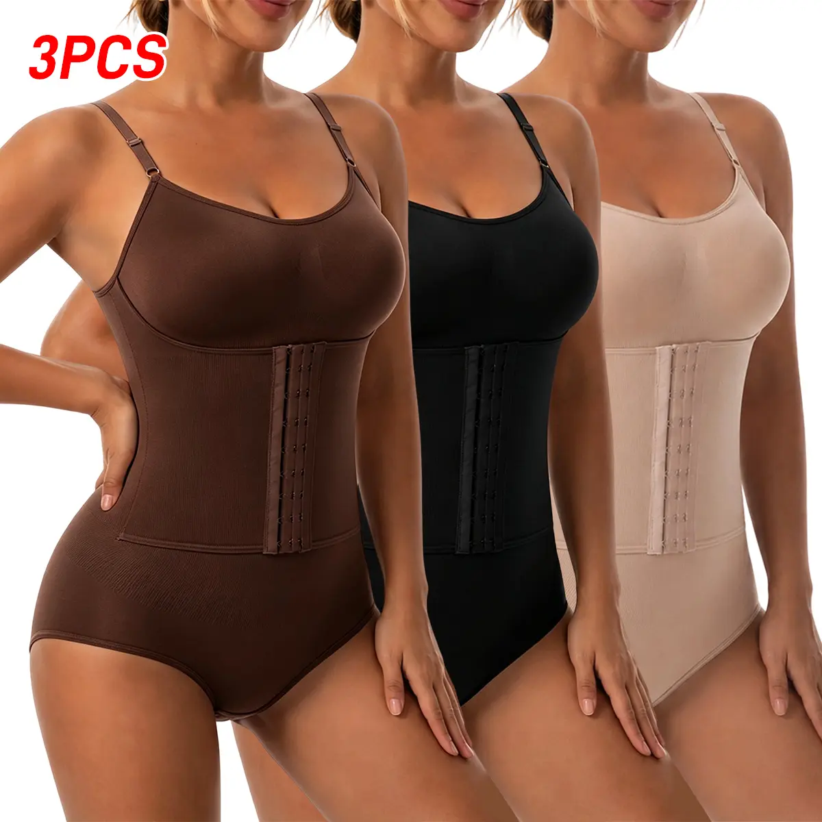 Multi-pack seamless high-waisted shaping leggings with a crotch opening for easy wear – stretchy leggings designed to sculpt the body, enhance the butt line, control abdominal fat, and lift the bust.