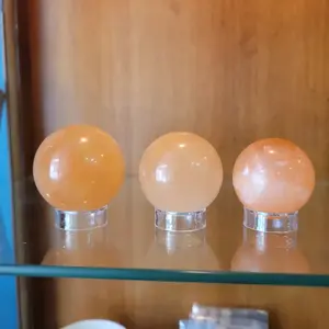 Orange Selenite Sphere