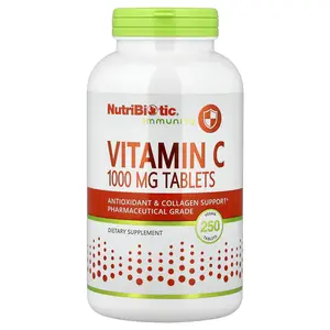 NutriBiotic Immunity, Vitamin C, 1,000 mg, 250 Vegan Tablets