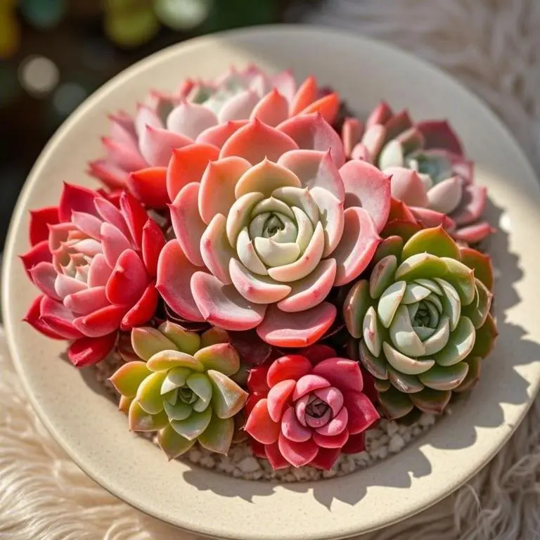 500Pcs Mixed-Color Mountain Rose Succulent Seeds Rare Blooming Succulents for Home & Garden Easy to Grow Drought-Resistant All Seasons, Bulk Seeds, Flower Seeds To Plant Outside