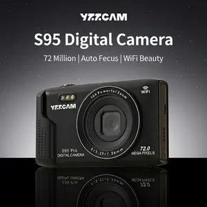 5K Ultra HD 72MP CCD Camera with Free 32GB SD Card | Wi-Fi Transfer to Phone | 2.8-inch Screen | Student-Friendly Beauty Mode Selfie Camera | Campus Compact Camera | Perfect Gift for Female Students for Graduation, Valentine's Day, or Birthdays