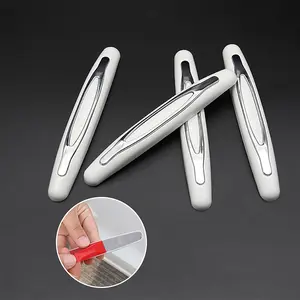 4Pcs Car Door Protector Guard Strip Scratch Protector Car Rubber Bumper Stickers Auto Door Edge Protection Car Decoration Car Decals Sticker For Cars