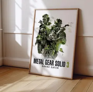 Metal Gear Solid 3 Poster Print | Gaming Poster | Gaming Décor