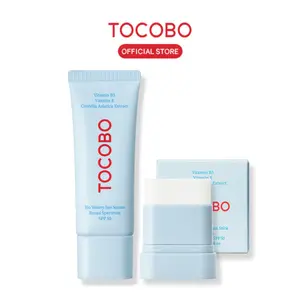 [TOCOBO Official] Sunscreen & Mini Sunstick Duo SPF 50 Broad Spectrum Vegan Facial UV Resistant Korean Sunscreen