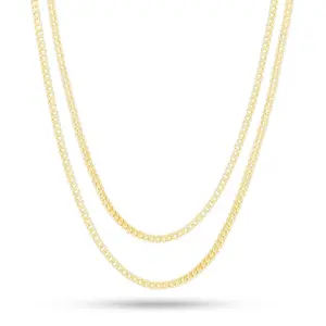 3mm Franco Chain Choker Set