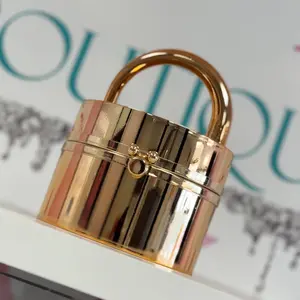 Rose Gold Circle Purse with Sleek Finish and Elegant Design for Everyday Use