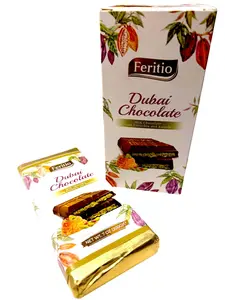 Feritio Dubai Chocolate - Premium Imported 200g Rich Indulgent Flavor for Gifting & Special Occasions