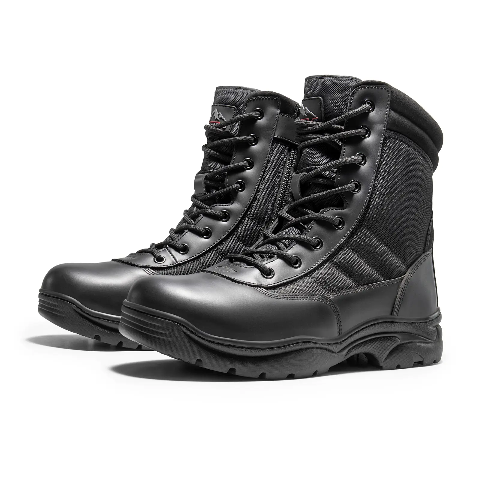 NORTIV8 TROOPER-STEEL Men's Ankle Work Boots - Steel Toe Cap & Textured Rubber Outsole for Anti-Impact & Reliable Grip Boy Walking Shoes Footwear Comf