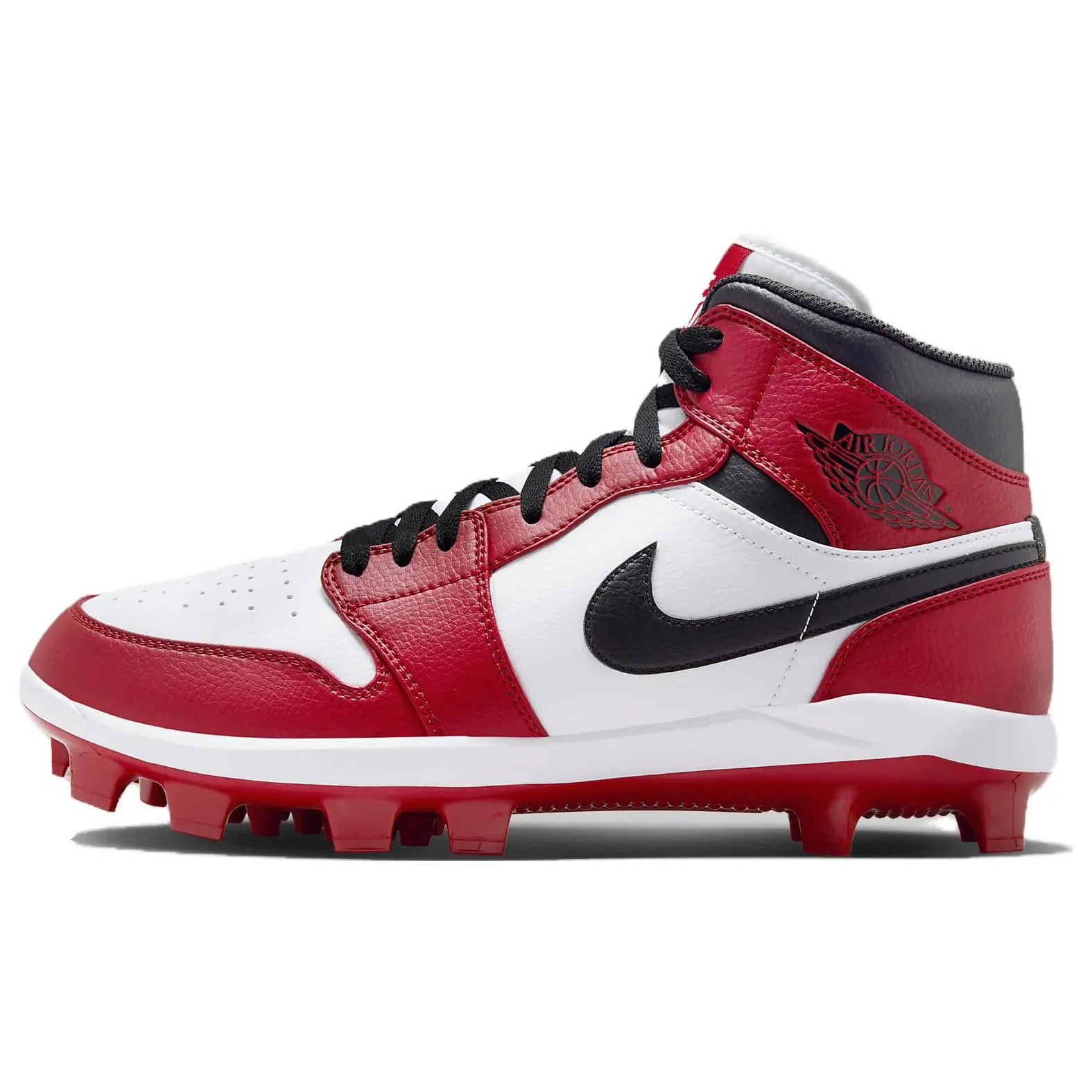 Air Jordan 1 Retro MCS 'Chicago' Unisex Leather Face Streetwear Sneakers, Casual Sports Footwear