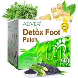 Bamboo Vinegar Foot Patch, 60pcs/box Deep Cleaning Foot Pads, Foot Care Patches, Foot Relaxation Patches, Foot Care Products