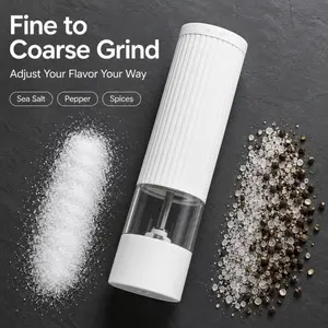 Precision Spice Grinder, Sea Salt & Pepper Grinder for Home Kitchen, Adjustable Coarse/Fine Grind