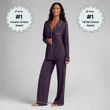 Comfrt | Luna Lounge PJ Set | Long Sleeve Soft Matching Pajamas