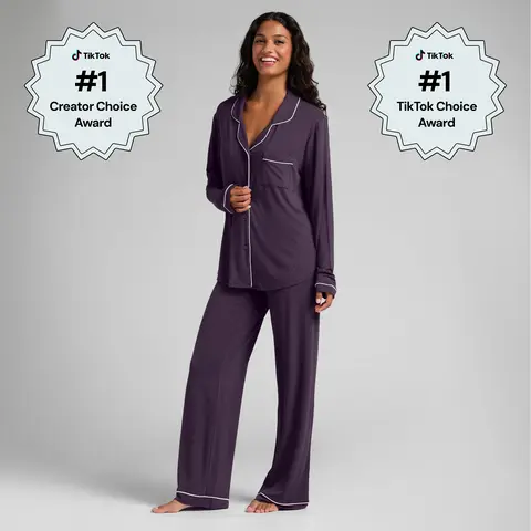Comfrt | Luna Lounge PJ Set | Long Sleeve Soft Matching Pajamas