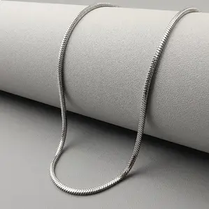 Elegant Silver Snake Chain Necklace – Timeless Style for Every Occasion
