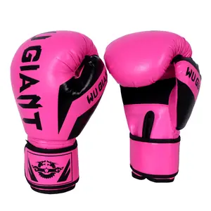 Boxing gloves for adults and children, men and women, for sparring training, Muay Thai, free combat, punching bag gloves Leather Lace-Up