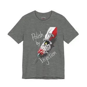Funny Polish Dyngus Day Graphic Tee Shirt | Polish by injection