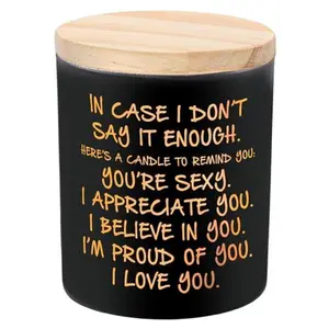 BFJLIFE Candles Gifts for Him Men Romantic Unique Fathers Day Christmas Anniversary Birthday Gifts for Husband Boyfriend Him Men Stocking Stuffers Novelty Lavender Scented Soy Candle