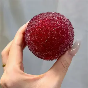 bayberry Shaped Squishy Stress Ball, Realistic Fruit Fidget Toy, Soft Slow Rising Squeeze Ball for Anxiety Relief, Portable Hand Exercise & Gift