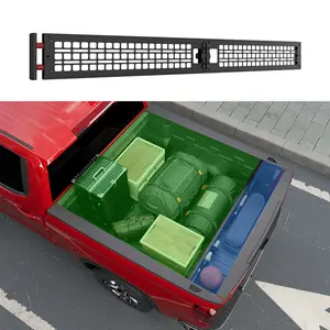 [Fits 19-26 Silverado & Sierra] Truck Bed Divider Compatible with 2019-2026 Chevy Silverado GMC Sierra Cargo Manager Molle Panel Truck Bed Organizer Replacement for 2019-2026 Chevy Silverado Accessories