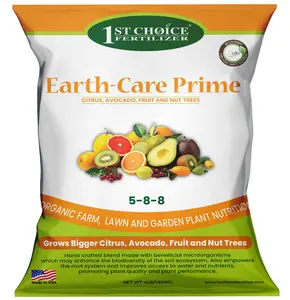 Earth-Care Plus 5-6-6 Organic Fast Acting Fertilizer for All Purpose - Water-Soluble Plant Food for Vegetables, Trees, and Flowers - Boost Growth for Lawns, & Gardens