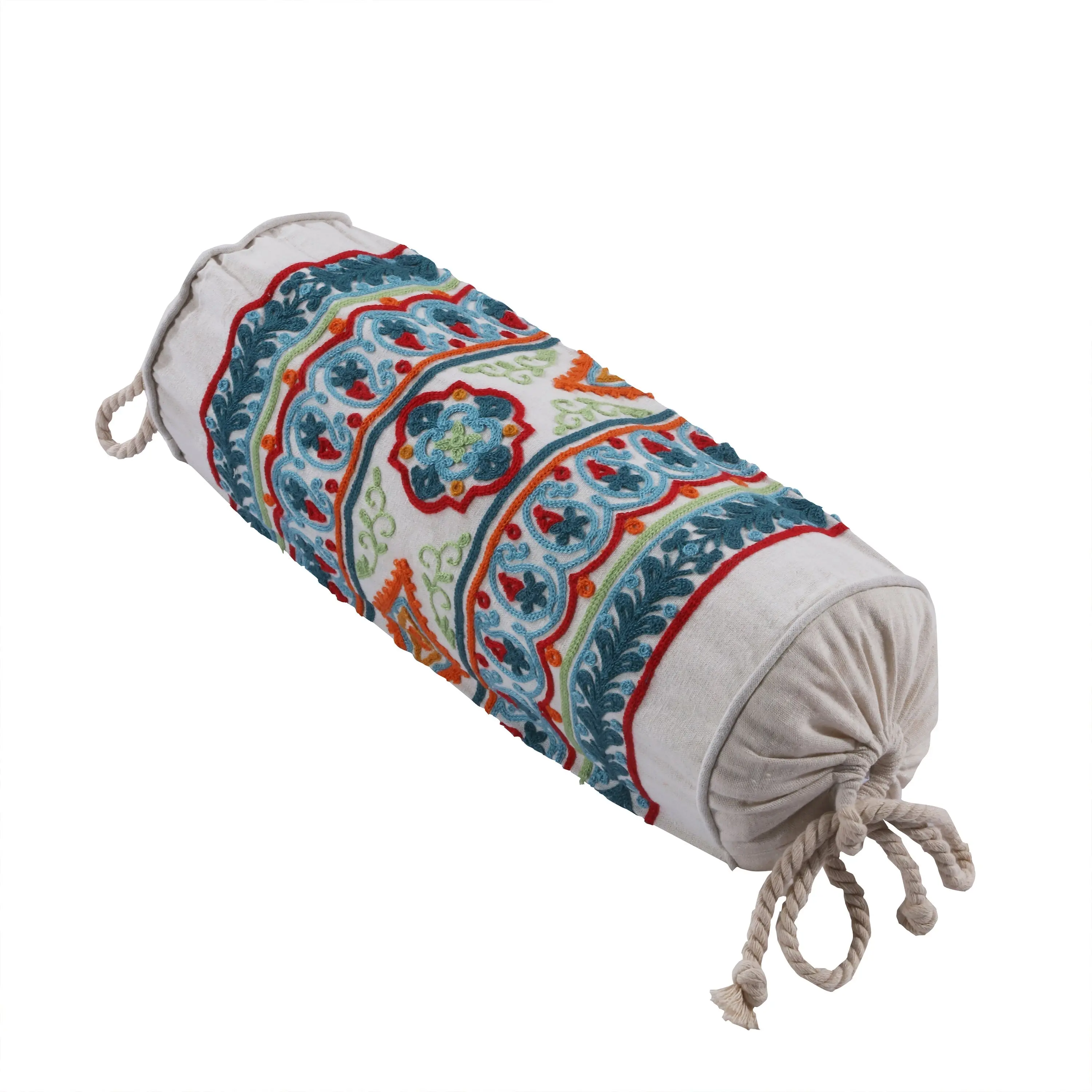 Rhapsody Neck Roll Pillow, Decorative Throw Pillow Bolster for Bedding & Linens, Decorative Throw Pillows Bolsters