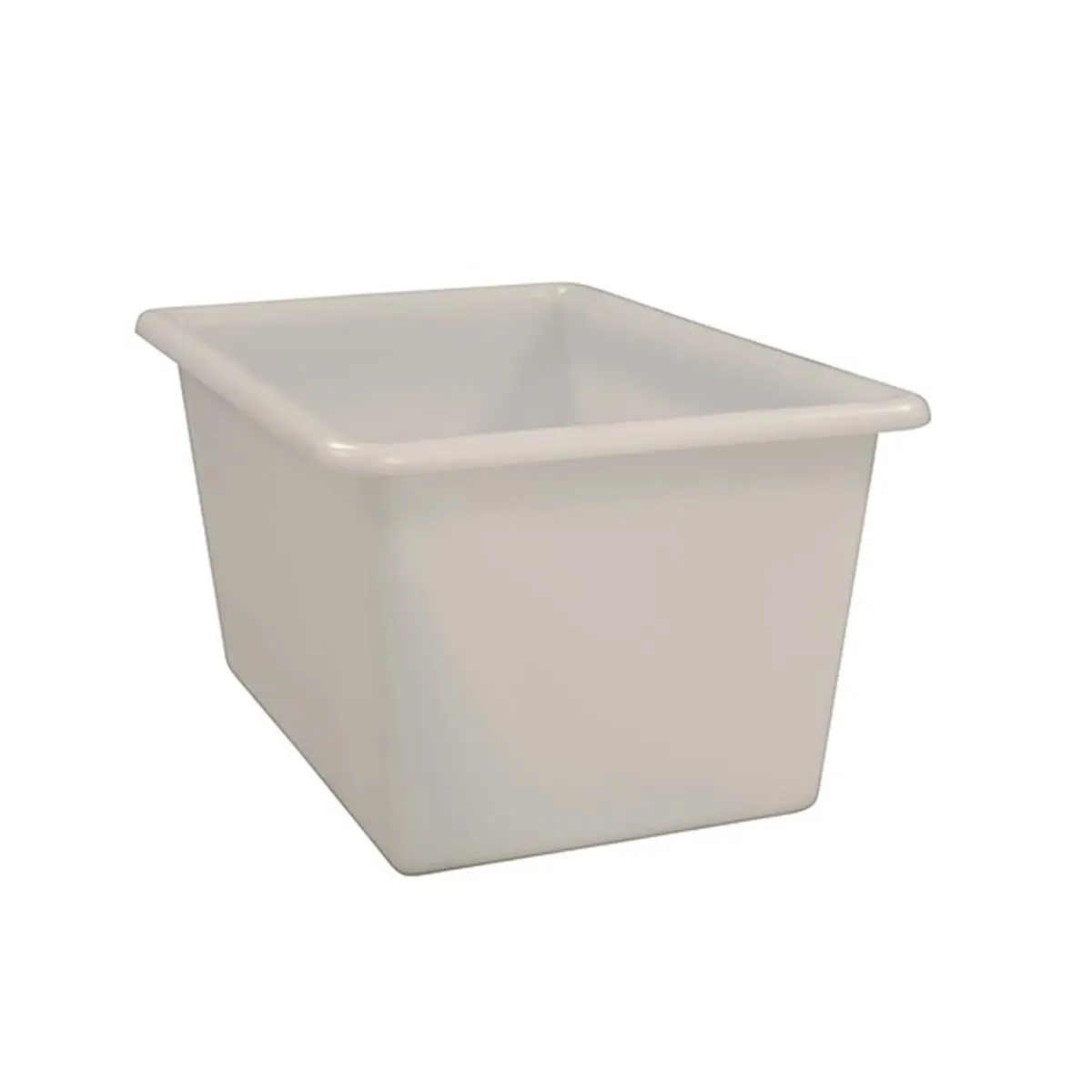 212 MAIN Prairie View 4-Bushel Rectangular Polyethylene Bulk Tub - Kitchen Stainless Steel Bulk Mover, 15.34x21.25x32.25 in.