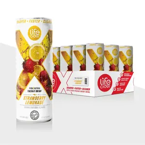 Life Cider X Energy Drink, Strawberry Lemonade 12-Pack